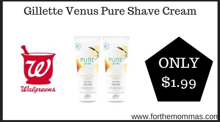 Walgreens: Gillette Venus Pure Shave Cream