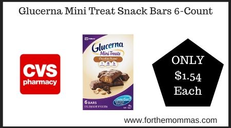 CVS: Glucerna Mini Treat Snack Bars 6-Count