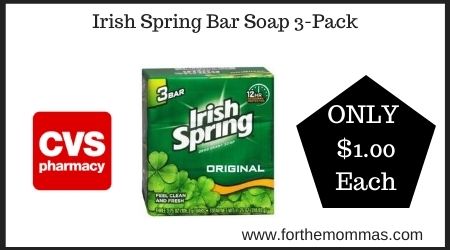 CVS: Irish Spring Bar Soap 3-Pack