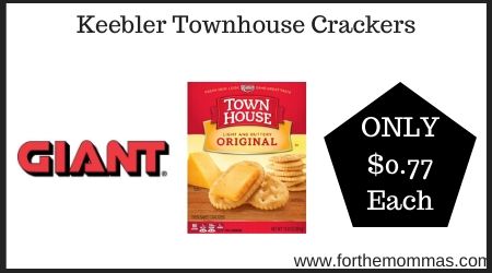 Giant: Keebler Townhouse Crackers