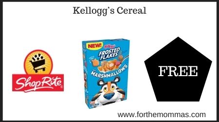 ShopRite: Free Kellogg’s Cereal