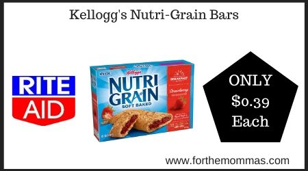 Rite Aid: Kellogg's Nutri-Grain Bars