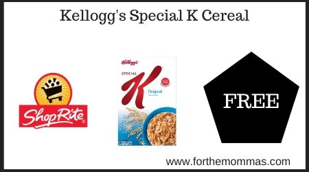 ShopRite: Free Kellogg's Special K Cereal
