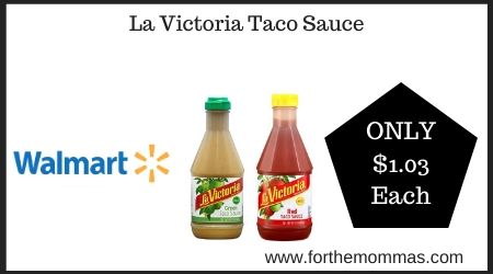 Walmart: La Victoria Taco Sauce