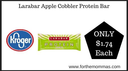 Kroger: Larabar Apple Cobbler Protein Bar