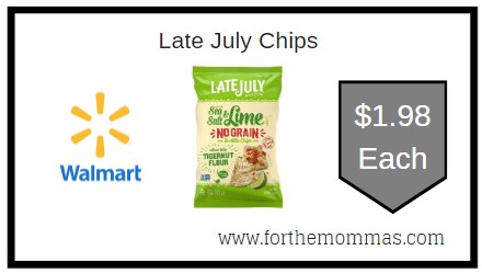 Walmart: Late July Chips ONLY $1.98 Each