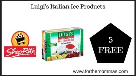 ShopRite: Luigi's Italian Ice Products