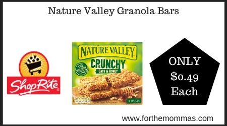ShopRite: Nature Valley Granola Bars