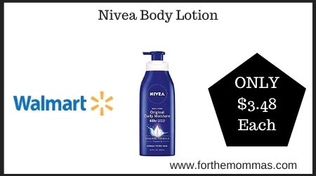 Walmart: Nivea Body Lotion