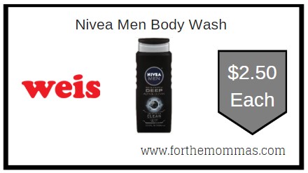 Nivea Men Body Wash ONLY $2.50 Each 