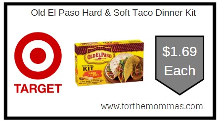 Target: Old El Paso Hard & Soft Taco Dinner Kit $1.69