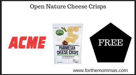 Acme: Open Nature Cheese Crisps