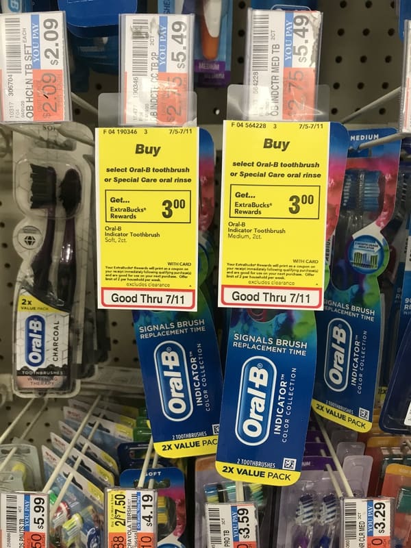 CVS: Oral-B Indicator Toothbrush Twin Pack