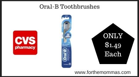 CVS: Oral-B Toothbrushes