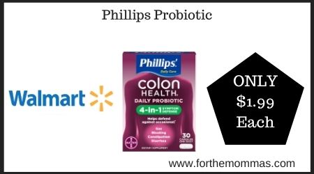 Walmart: Phillips Probiotic