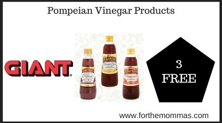 Giant: Pompeian Vinegar Products