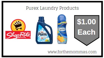 ShopRite: Purex Laundry Products