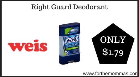 Weis: Right Guard Deodorant