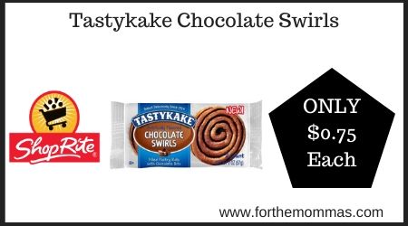 ShopRite: Tastykake Chocolate Swirls