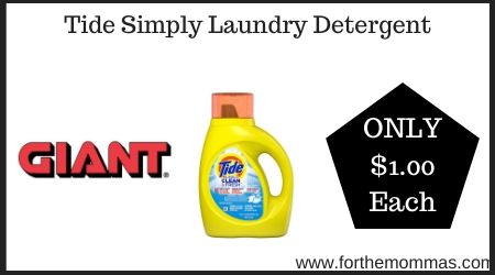 Giant: Tide Simply Laundry Detergent