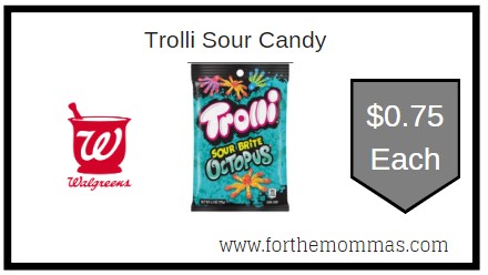 Walgreens: Trolli Sour Candy ONLY $0.75 Each 