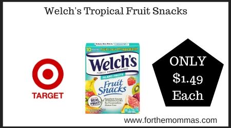 Target: Welch's Tropical Fruit Snacks