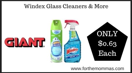 Giant: Windex Glass Cleaners & More