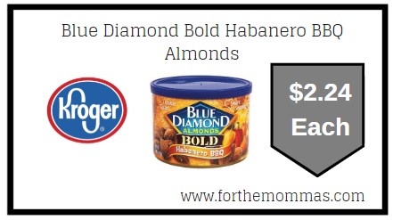 Kroger: Blue Diamond Almonds $2.24 {Kroger Digital Coupon}