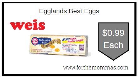 Weis: Egglands Best Eggs ONLY $0.99 Each Thru 7/19 (Fantastic Friday)