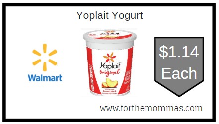Walmart: Yoplait Yogurt ONLY $1.14 Each