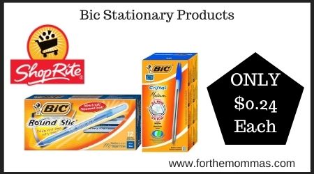 ShopRite: Bic Stationary Products