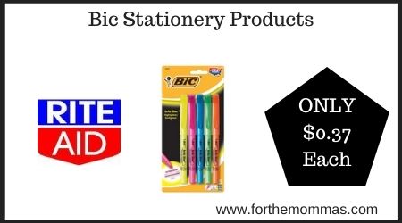 Rite Aid: Bic Stationery Products