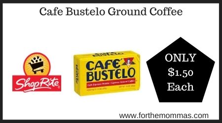 ShopRite: Cafe Bustelo Ground Coffee