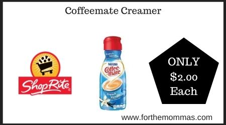 ShopRite: Coffeemate Creamer