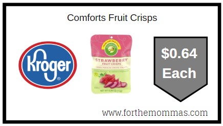Kroger: Comforts Fruit Crisps $0.64 {Kroger Digital Coupon}