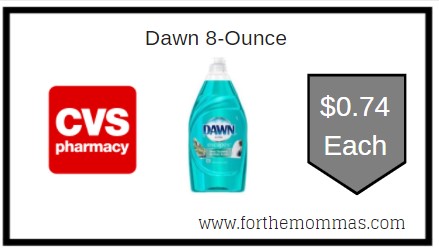CVS: Dawn 8-Ounce ONLY $0.74 
