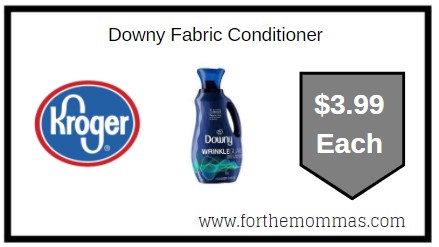 Kroger: Downy Fabric Conditioner $3.99 {Kroger Digital Coupon}