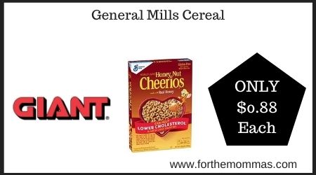 Giant: General Mills Cereal