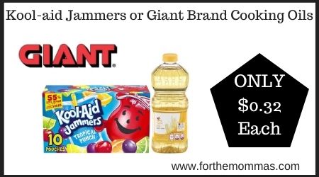 Giant: Kool-aid Jammers or Giant Brand Cooking Oils