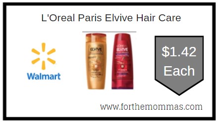 Walmart: L'Oreal Paris Elvive Hair Care