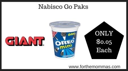 Giant: Nabisco Go Paks