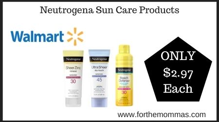 Walmart: Neutrogena Sun Care Products