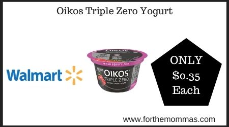 Walmart: Oikos Triple Zero Yogurt