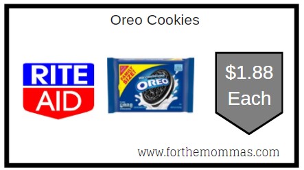 Rite Aid: Oreo Cookies ONLY $1.88 Each