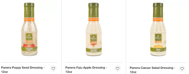 Target: Panera Salad Dressing