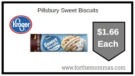 Kroger: Pillsbury Sweet Biscuits $1.66 (Kroger Digital Coupon)