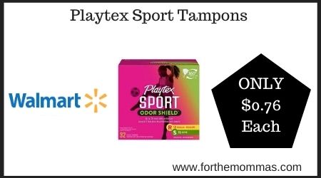Walmart: Playtex Sport Tampons