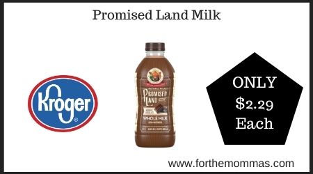 Kroger: Promised Land Milk