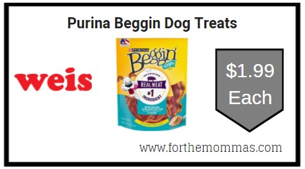 Weis: Purina Beggin Dog Treats ONLY $1.99 Each