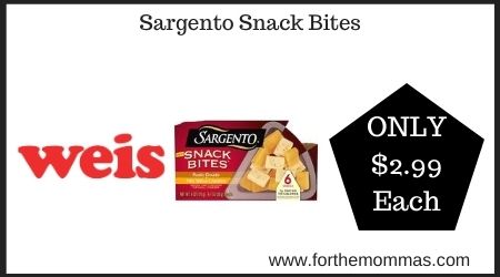 Weis: Sargento Snack Bites